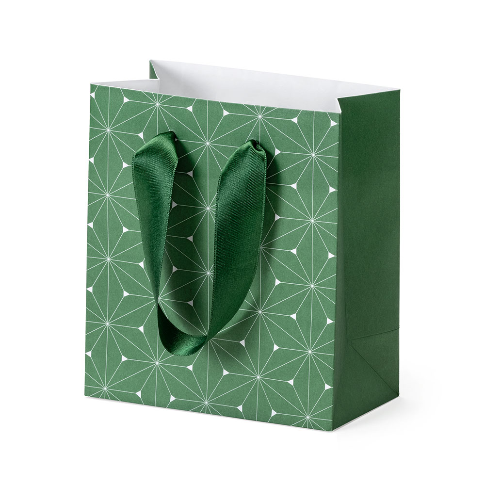 Tasche grün mit Muster