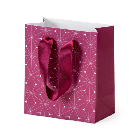 Tasche rot mit Muster
