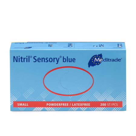 MEDITRADE NITRIL-SENSORY Handschuhe blau