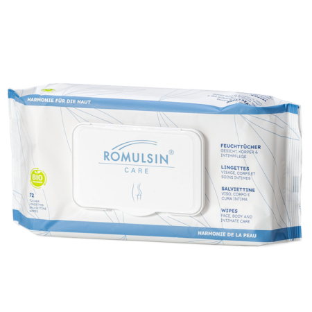 Romulsin Feuchttuch für Gesicht, Körper & Intimbereich